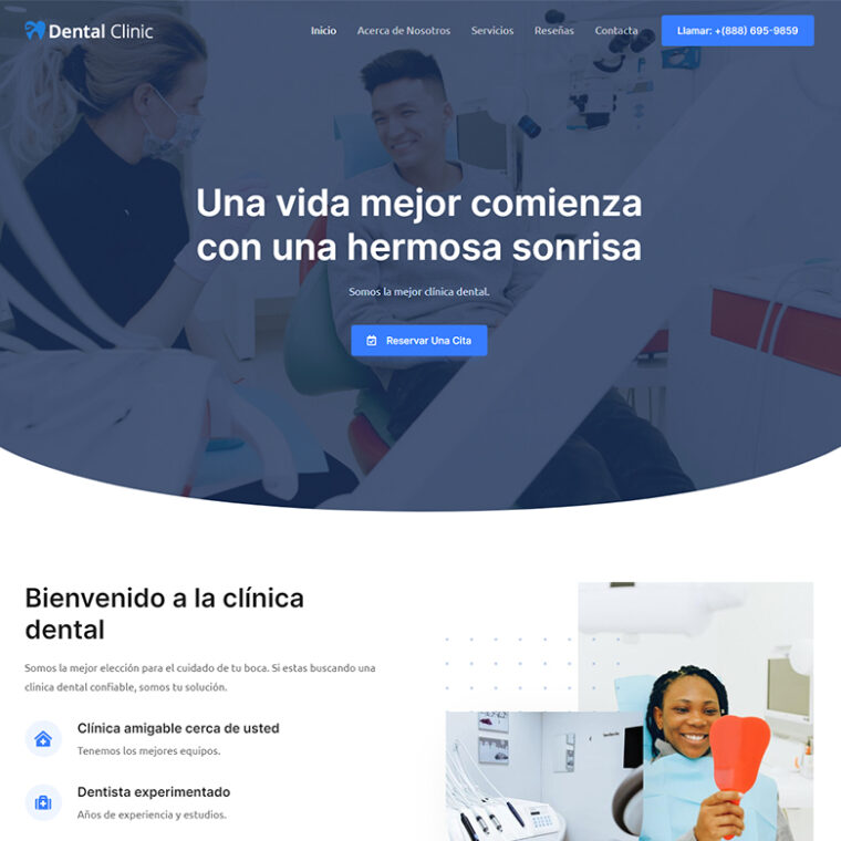 Clinica Dental Salud & Fitness Diseño Web Plus 780x959 jpg
